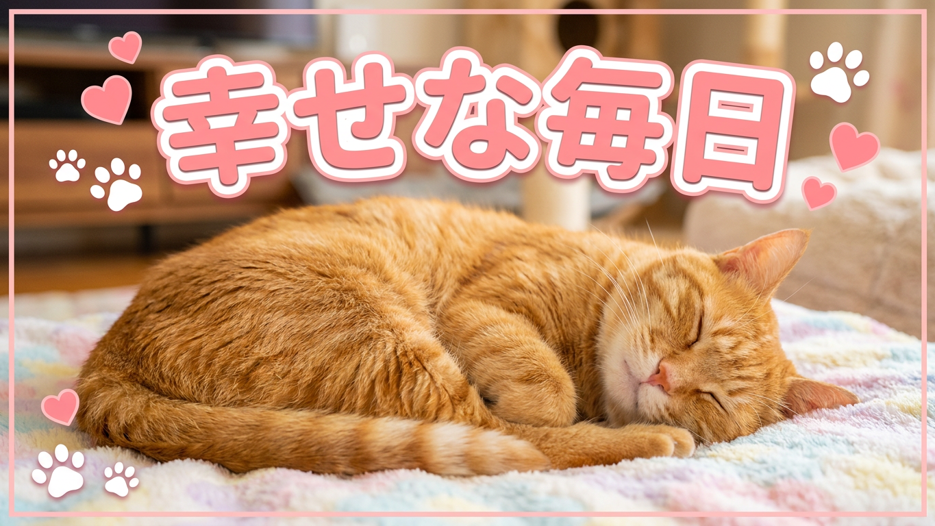 🐱 7匹の猫たちと過ごす「幸せな毎日」｜お昼寝したり遊んだり、のんびり癒やしの時間